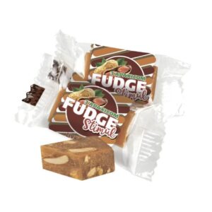 Цукерка «FUDGE STIMUL» з арахісом в етикетці